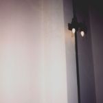 Completed restoration of the lighting column.